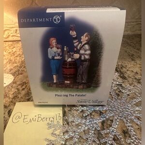 Department 56 Snow Village “Pleasing the Palate!” - Hard to Find